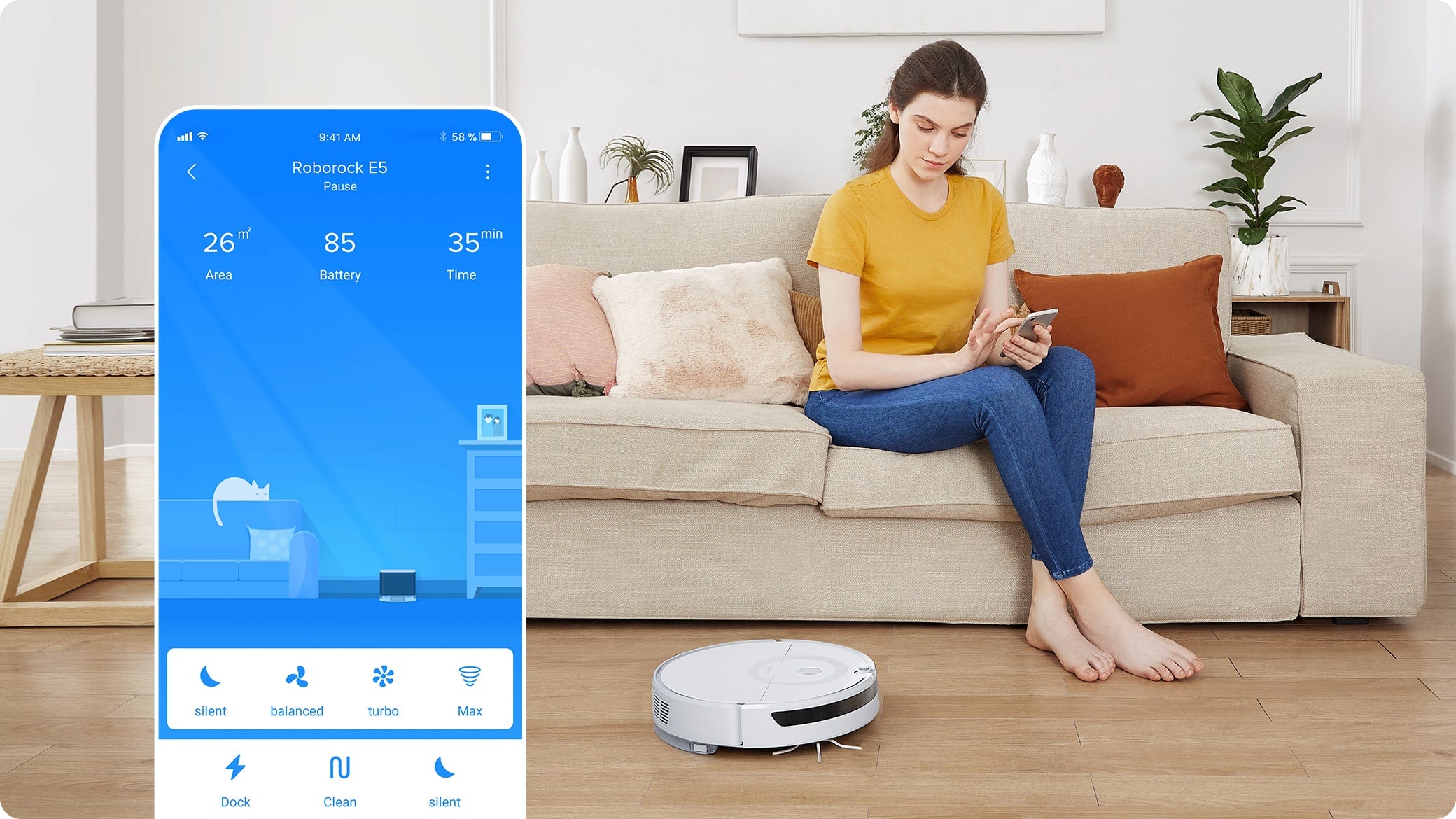Start and pause cleanup with a simple voice command using Amazon Alexa and Google Home Start and pause cleanup with a simple voice command using Amazon Alexa and Google Home