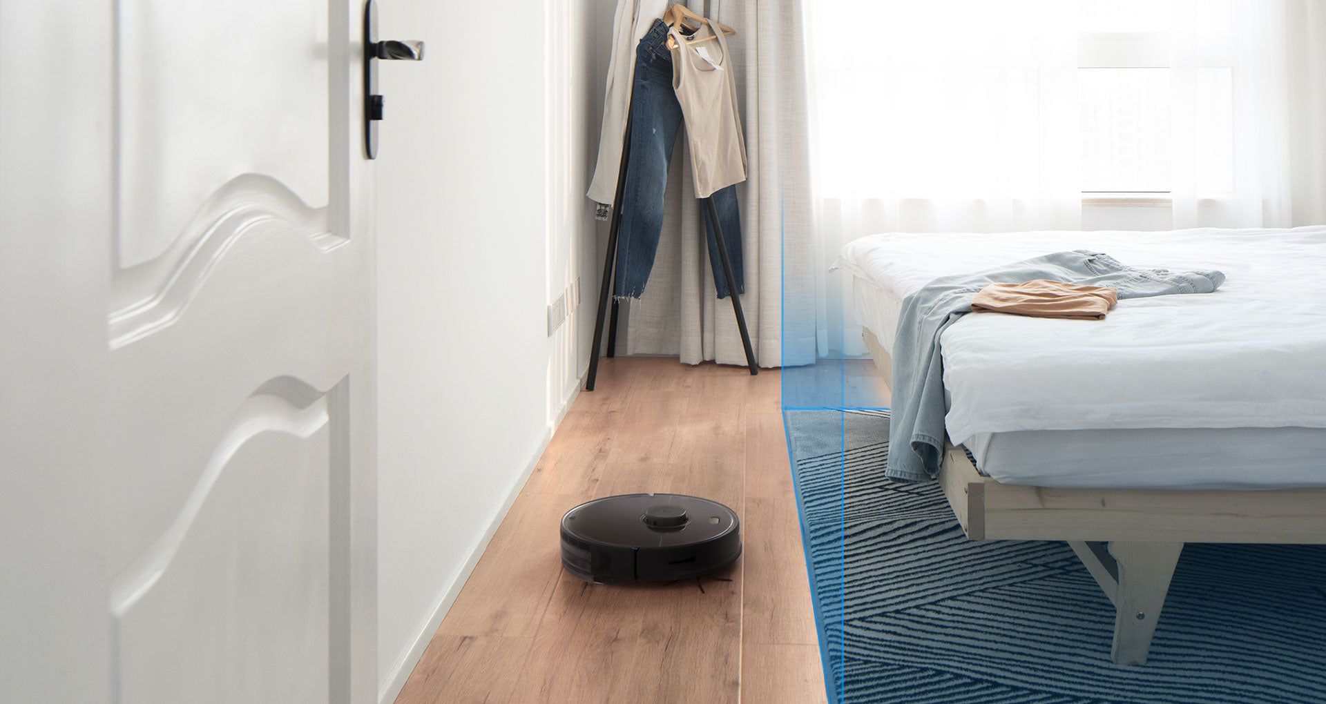Le Roborock S5 Max utilise des zones et des barrières virtuelles sans serpillière pour éviter de nettoyer les tapis Le Roborock S5 Max utilise des zones et des barrières virtuelles sans serpillière pour éviter de nettoyer les tapis