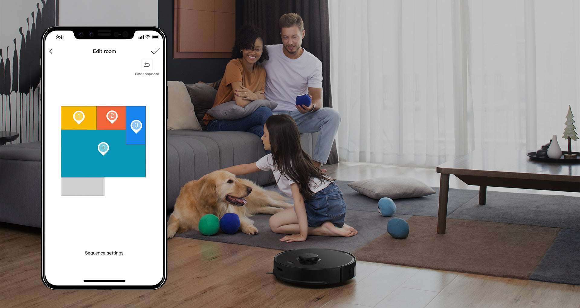 Roborock S5 Max vous offre un contrôle de séquencement de nettoyage de pièce personnalisable Roborock S5 Max vous offre un contrôle de séquencement de nettoyage de pièce personnalisable