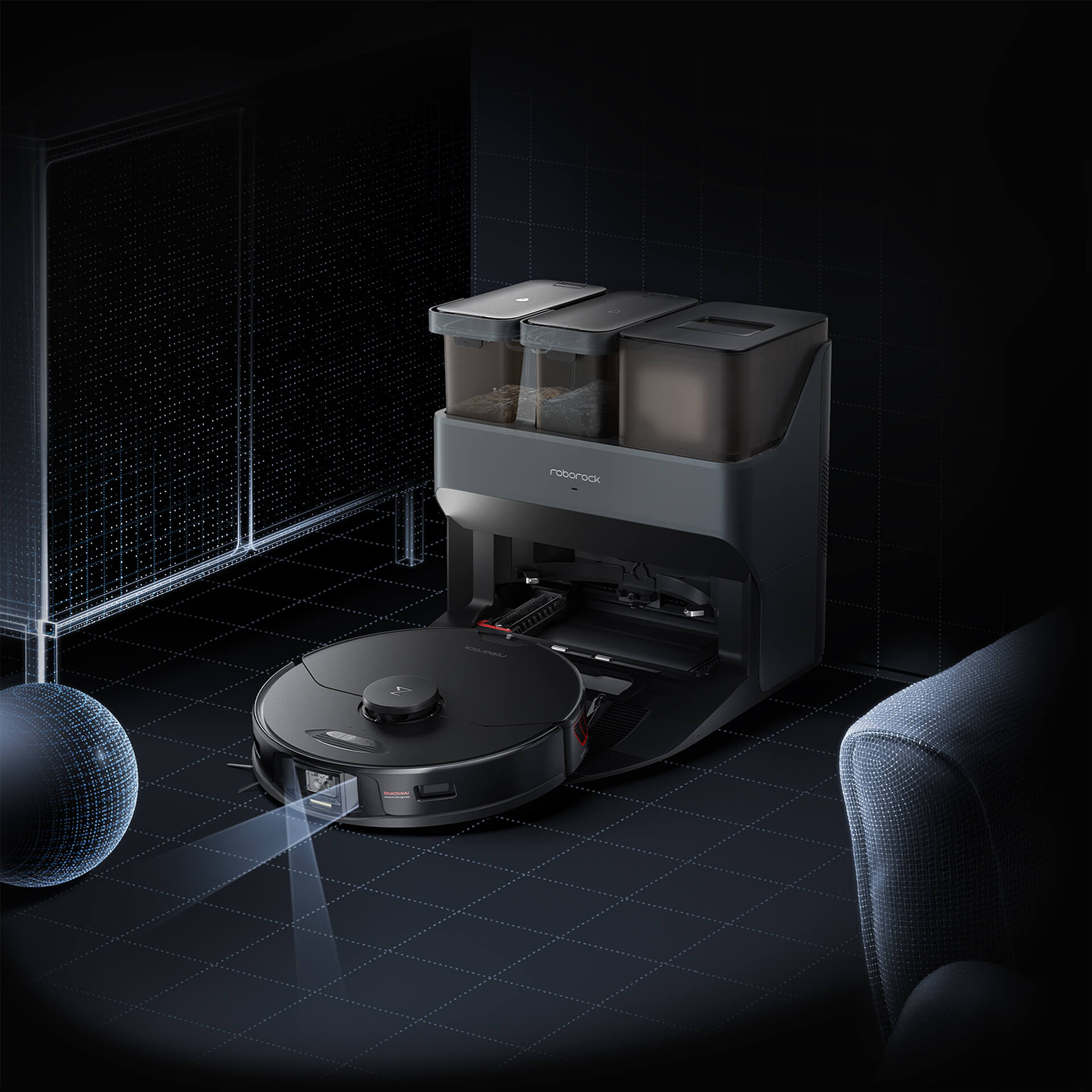 Roborock S7 MaxV Ultra perspective