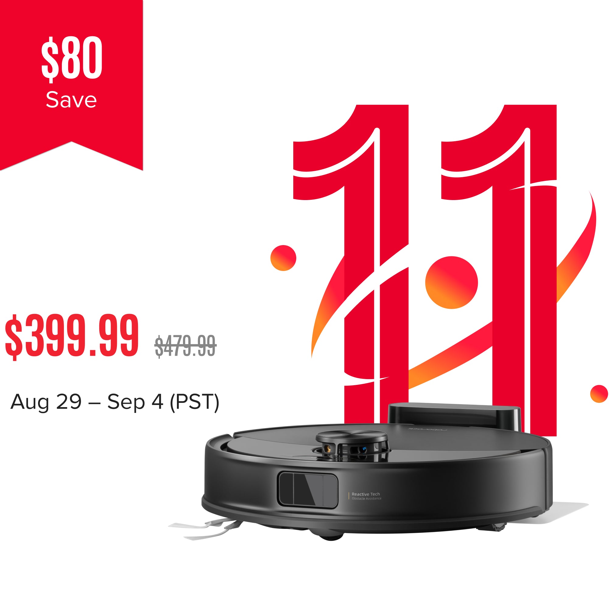 Roborock Q10 S5 Robot Vacuum and Mop with 10,000 Pa Power Suction