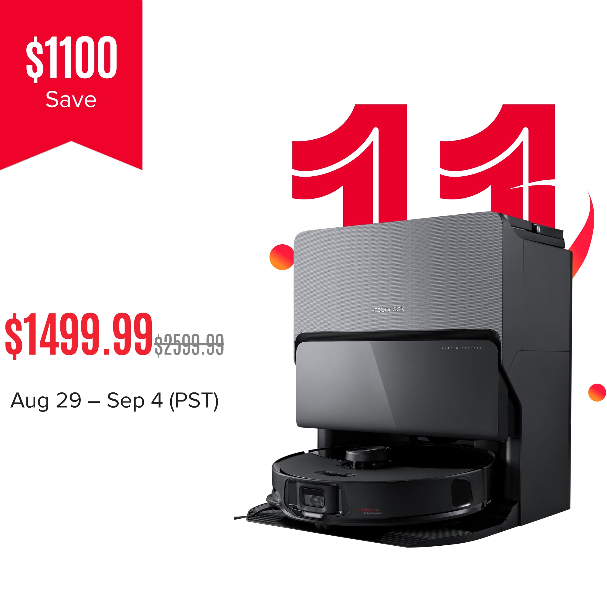 Roborock S8 MaxV Ultra with 8-in-1 RockDock® Ultra