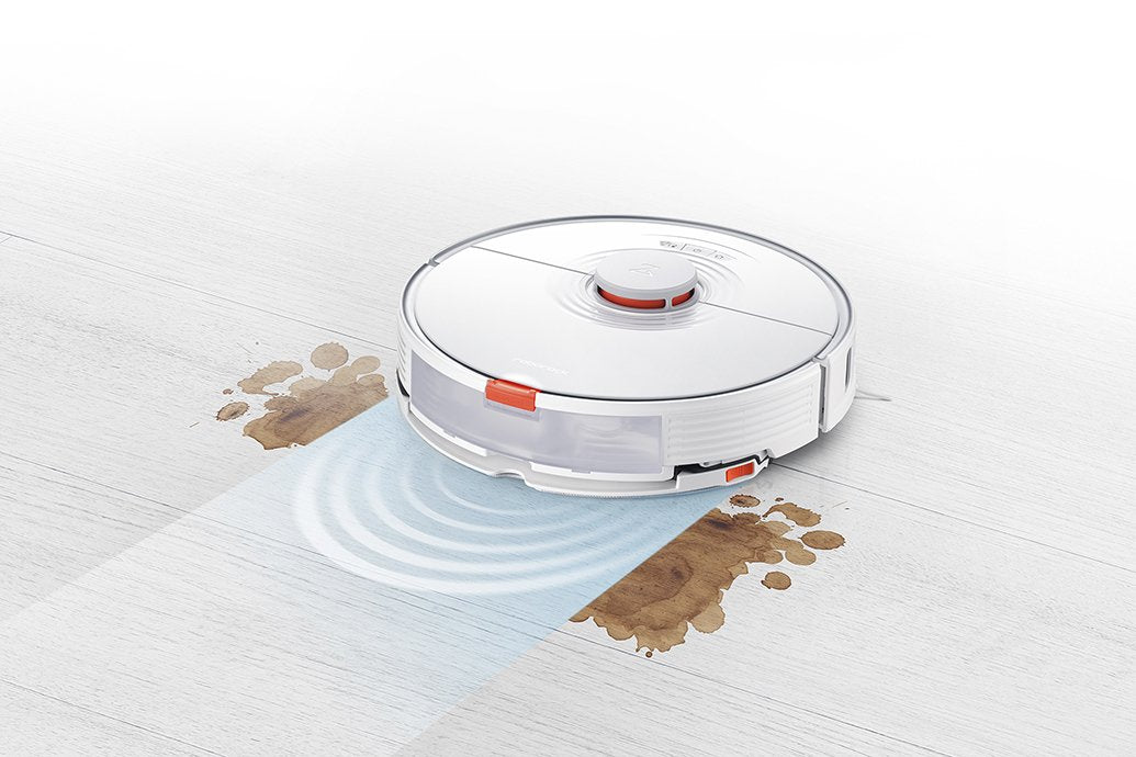 Sonic mopping eliminates dried on stains that some robots may miss.