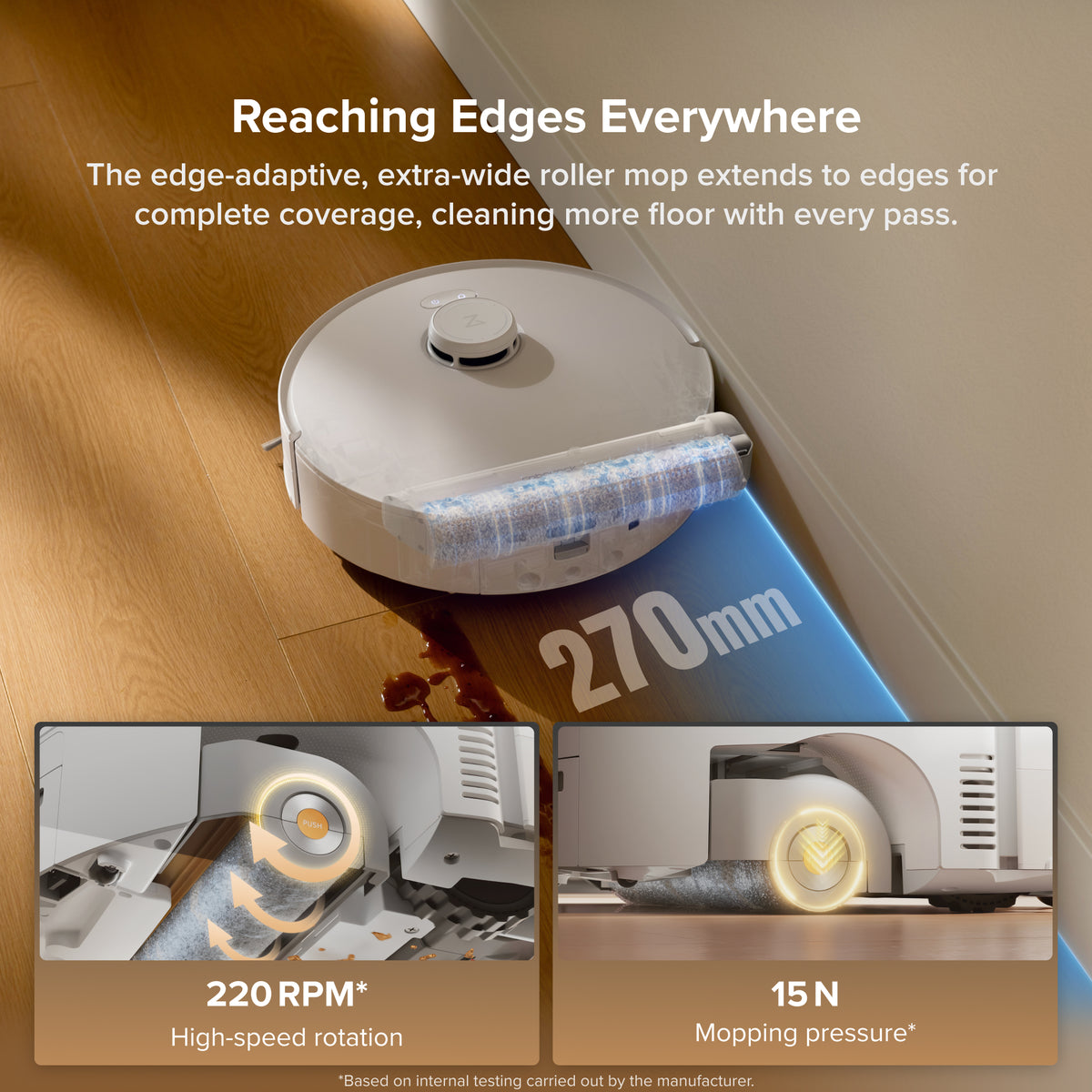 Roborock Qrevo Curv 2 Flow Roller Mop Robot Vacuum With
