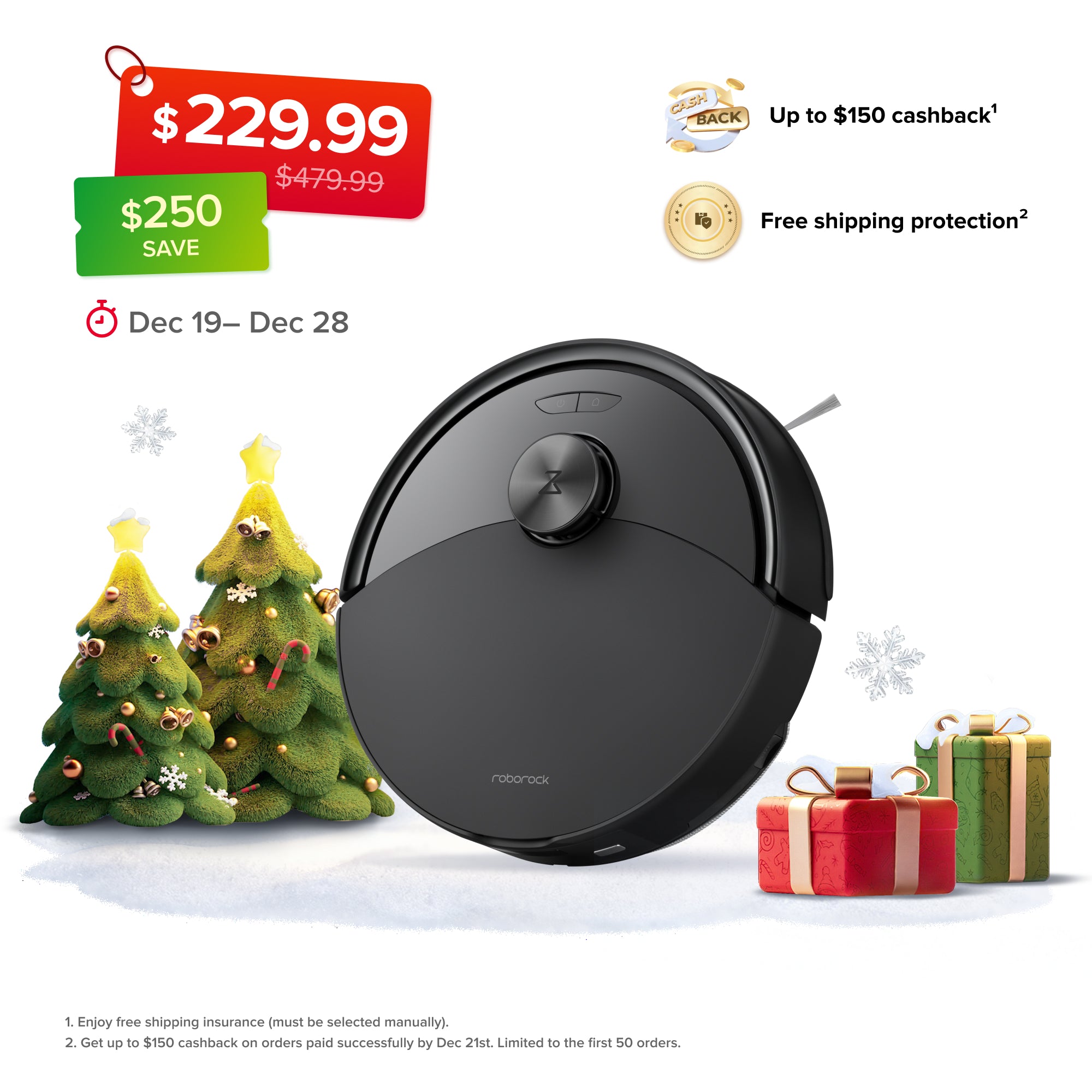 Roborock Q10 S5 Robot Vacuum and Mop with 10,000 Pa Power Suction