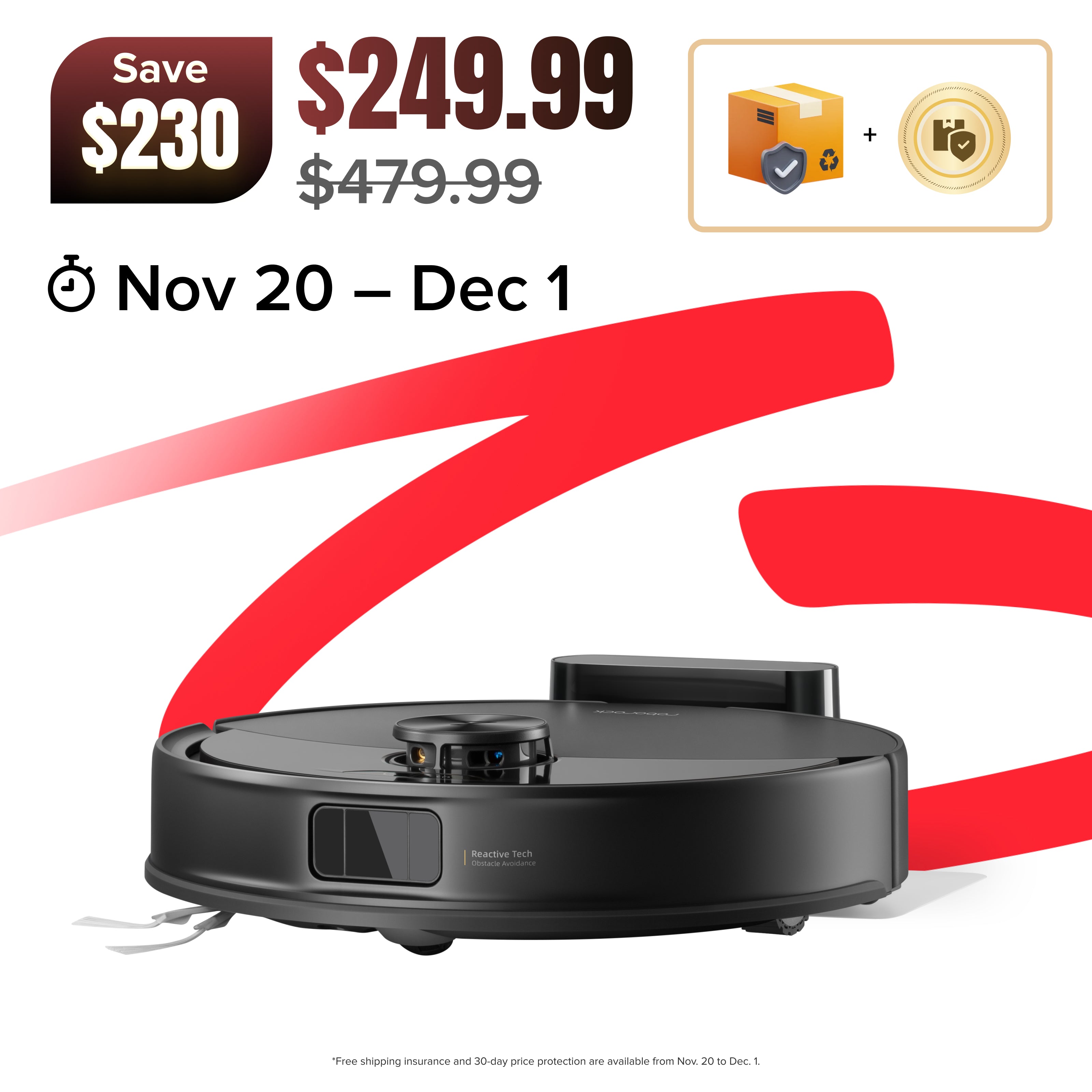 Roborock Q10 S5 Robot Vacuum and Mop with 10,000 Pa Power Suction