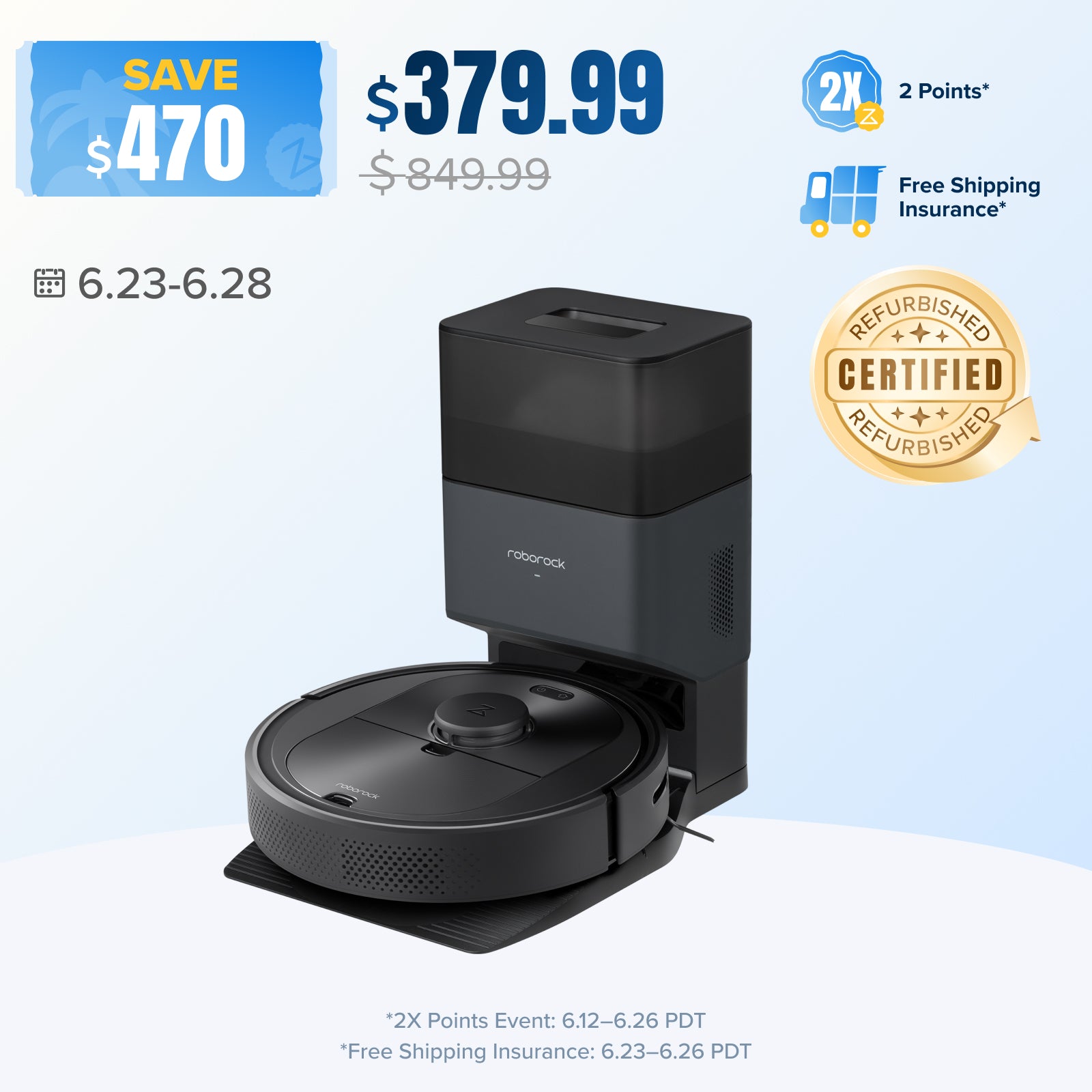 【Certified Refurbished】Roborock Q5+