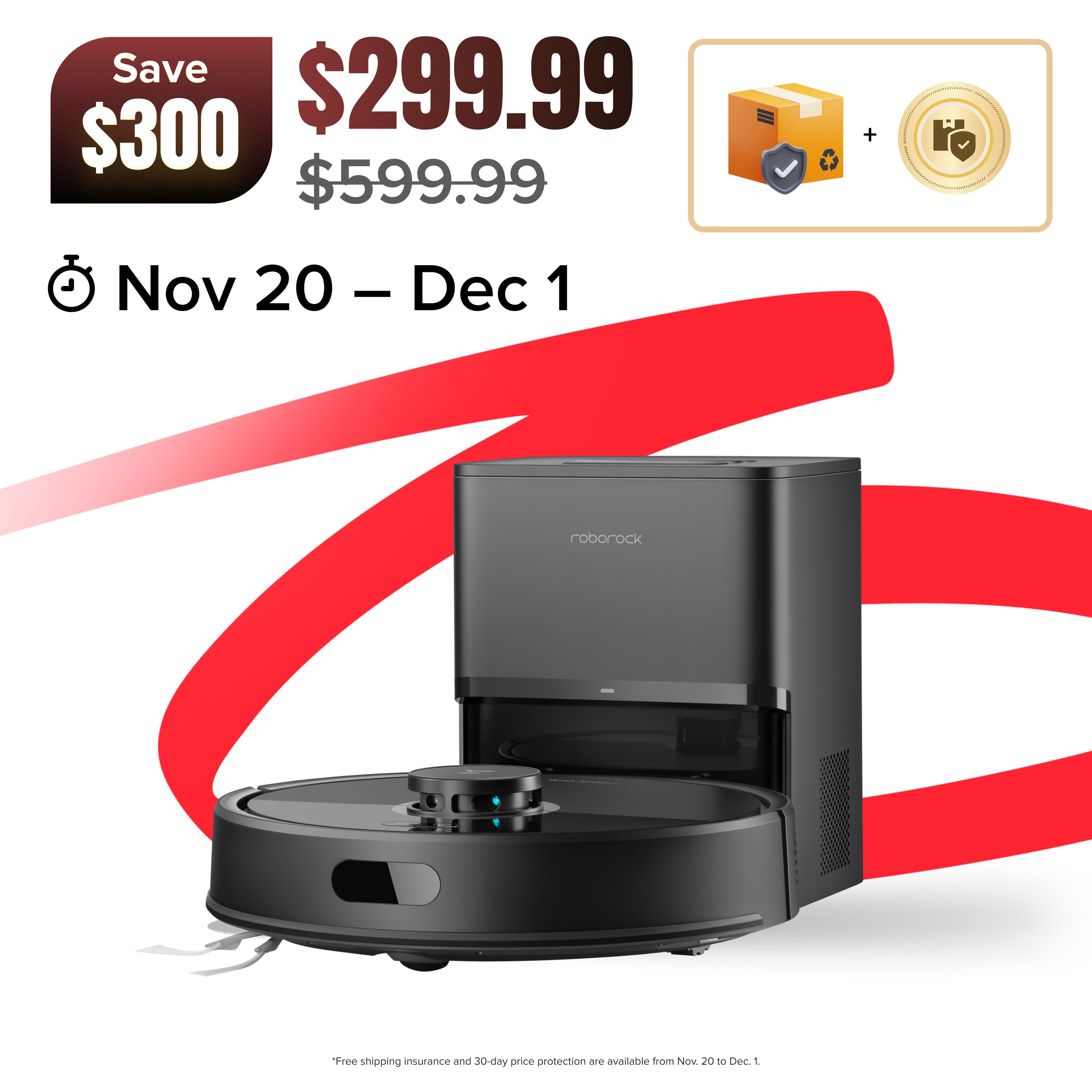 Roborock Q7 L5+ Robot Vacuum and Mop with Auto-Empty Dock