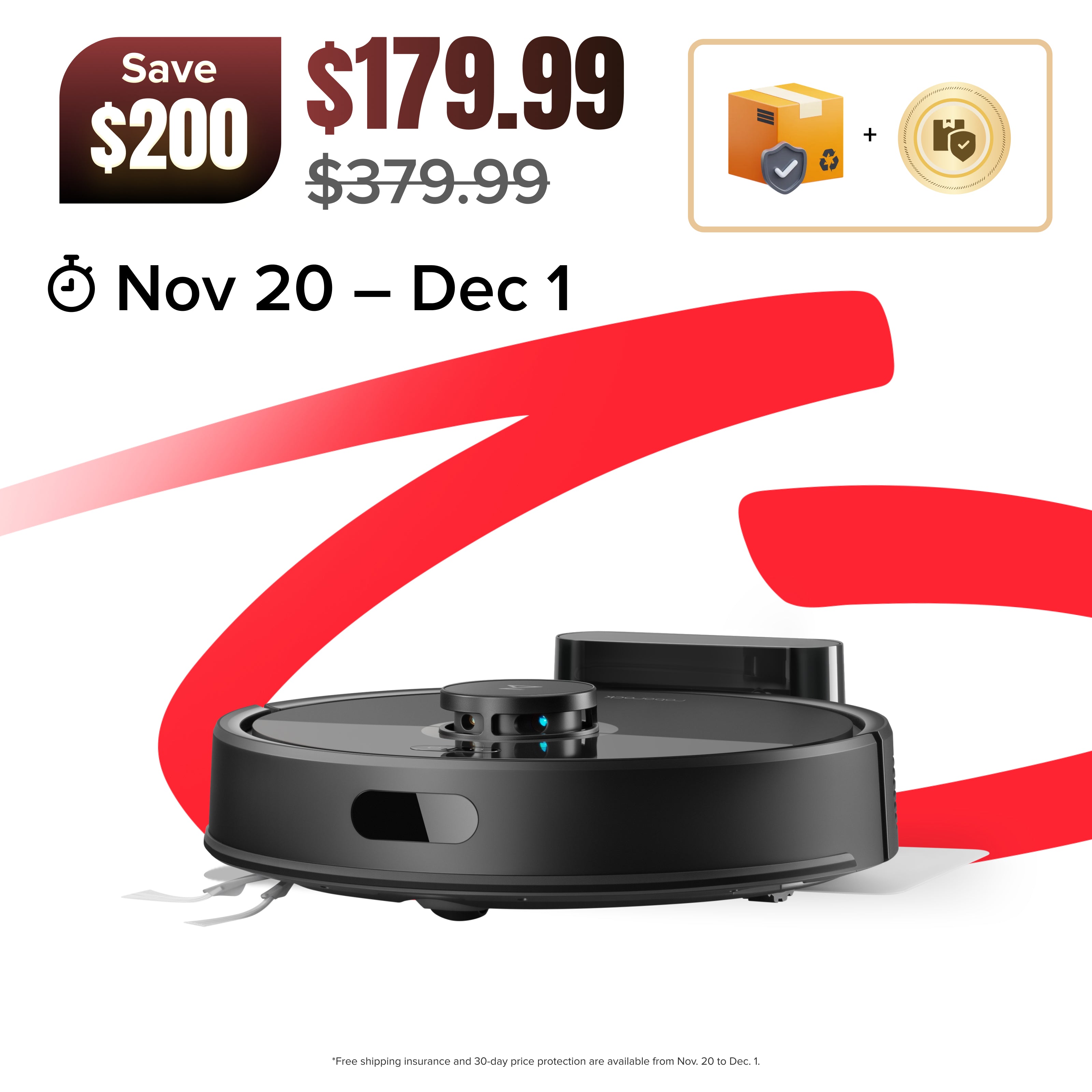 Roborock Q7 L5 Robot Vacuum and Mop with 8,000 Pa Power Suction