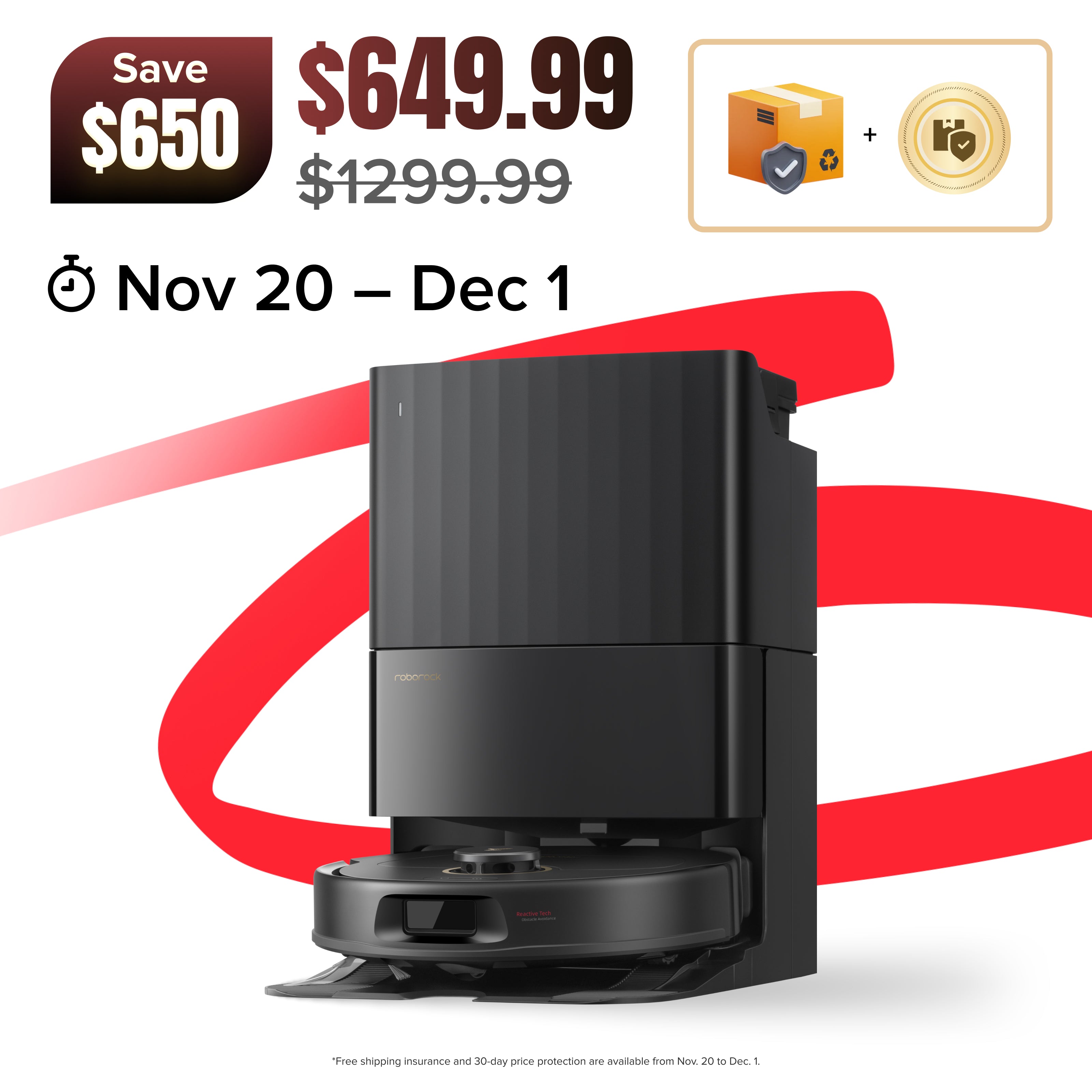 Roborock Qrevo S5V Robot Vacuum with Multifunctional Dock