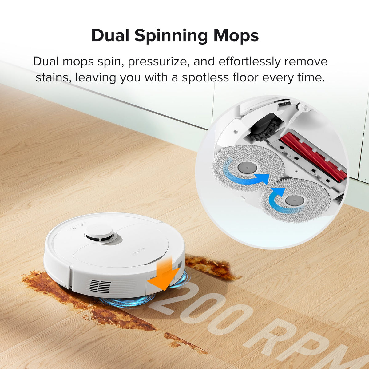 Roborock Q Revo - Liftable Spinning Mops with Multifunctional Dock