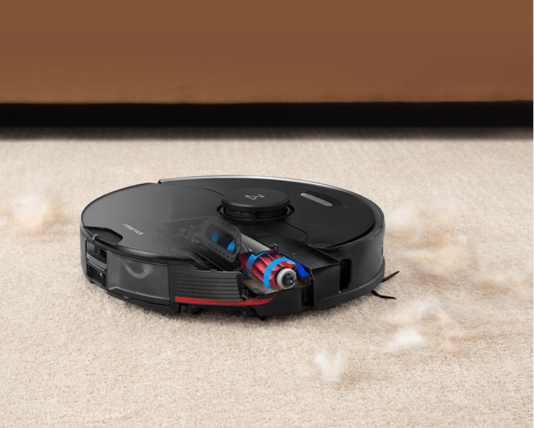 Roborock S7 MaxV with upgraded floating all-rubber brush